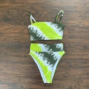Aerie cheeky high-rise bikini set